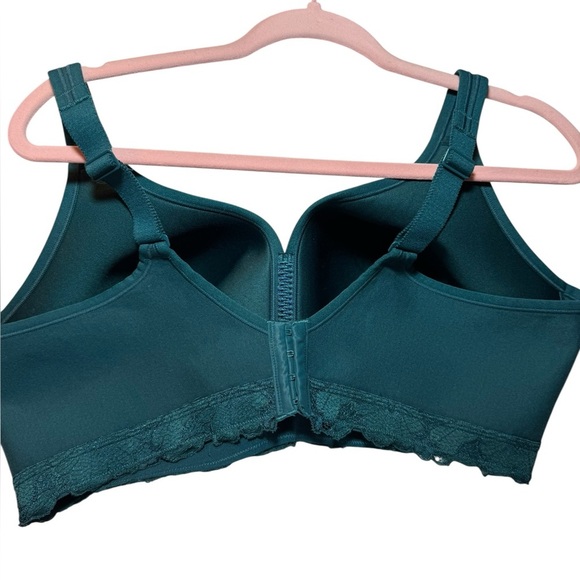 Cacique Cotton Lace Trimmed Lightly Lined No Wire - Picture 3 of 4